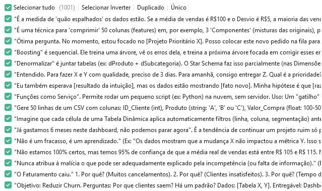 Exemplos de uso e explicações contidos nos 1.001 Hacks